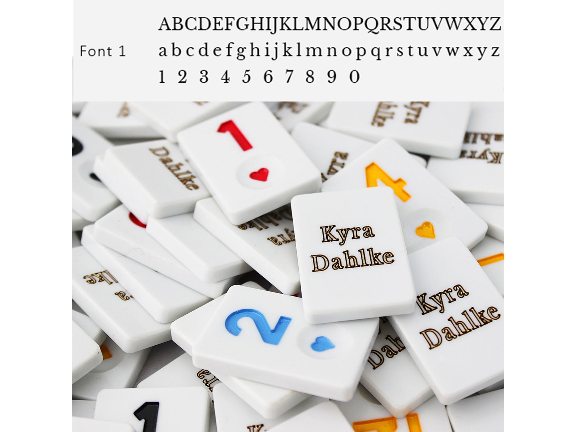 Custom Rummikube Personalized Rummy Cube Tiles - Rummikub Game Tiles – Antochia Crafts