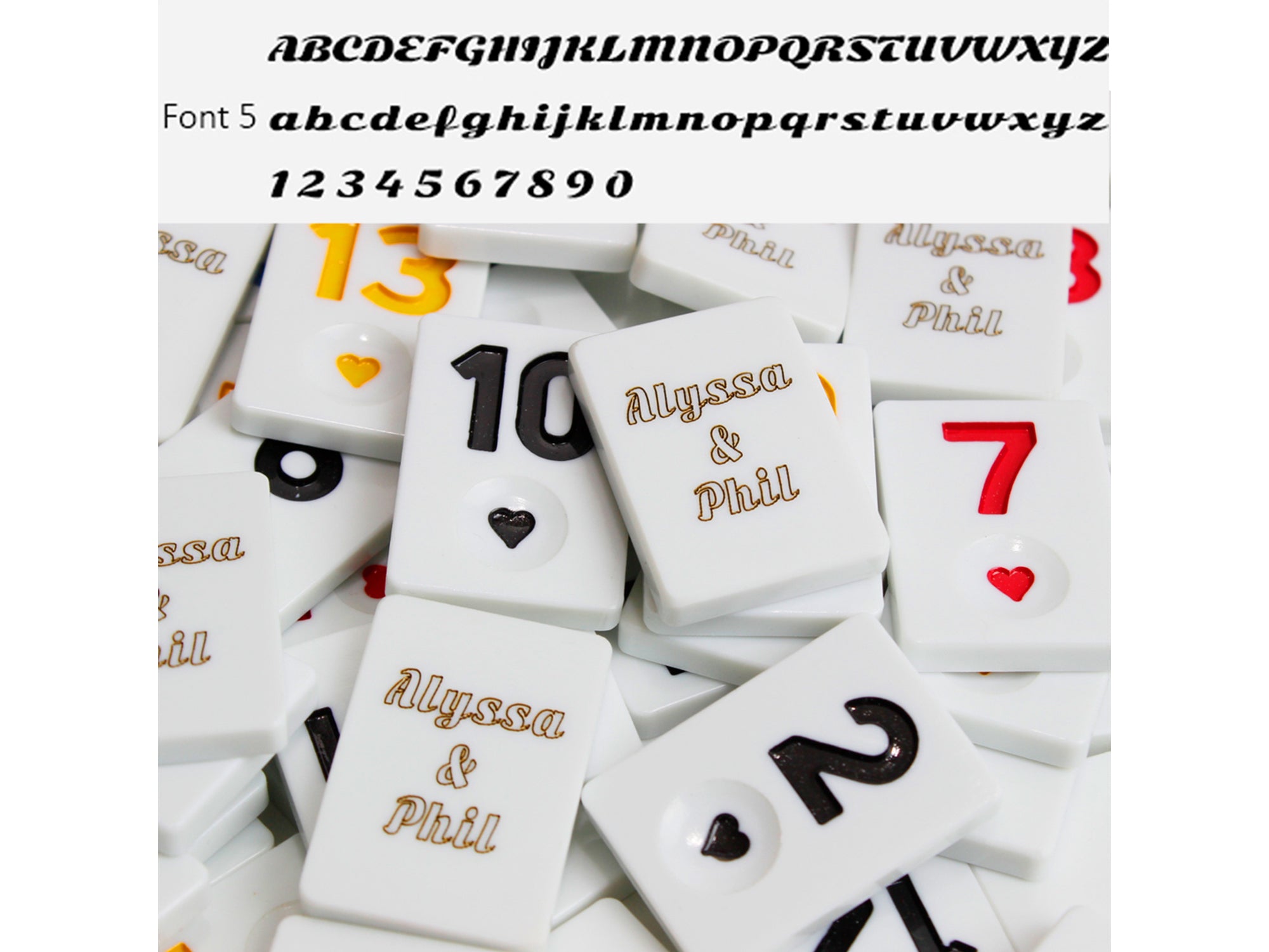 Personalized Rummy Cube Tiles - Rummikub Game Tiles – Antochia Crafts