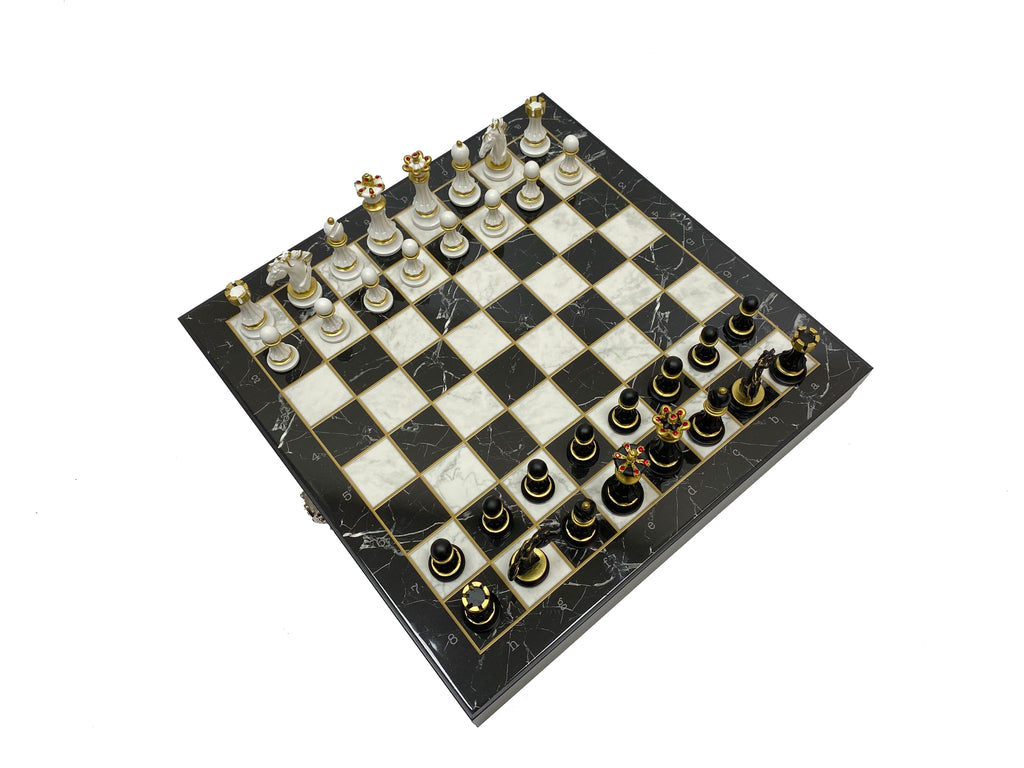 Personalized 16.5 inches Premium Chess Set - Gift Idea for Anyone on Any Occasion - Legendary Chess Figures Antochia Crafts 