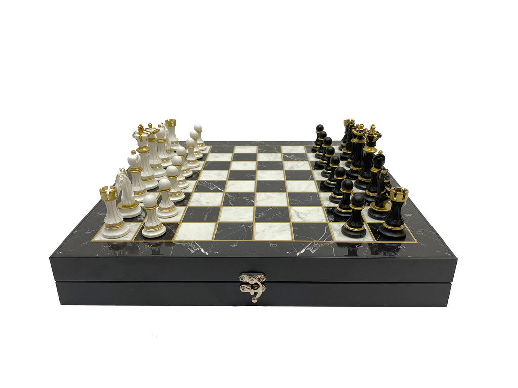 Personalized 16.5 inches Premium Chess Set - Gift Idea for Anyone on Any Occasion - Legendary Chess Figures Antochia Crafts 