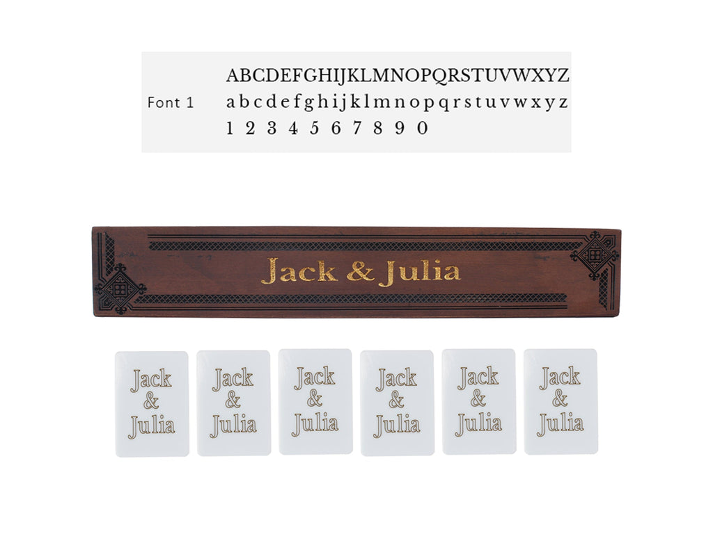 Custom Wooden Rummy Cube Game Set - Jack Rummy Antochia Crafts 